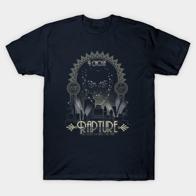 Bioshock - I Chose Rapture T-Shirt by BCArtDesign